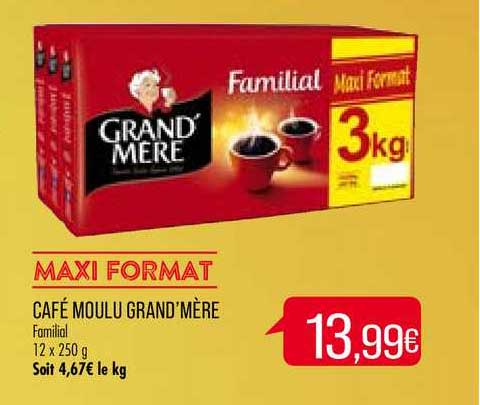 café moulu grand mère