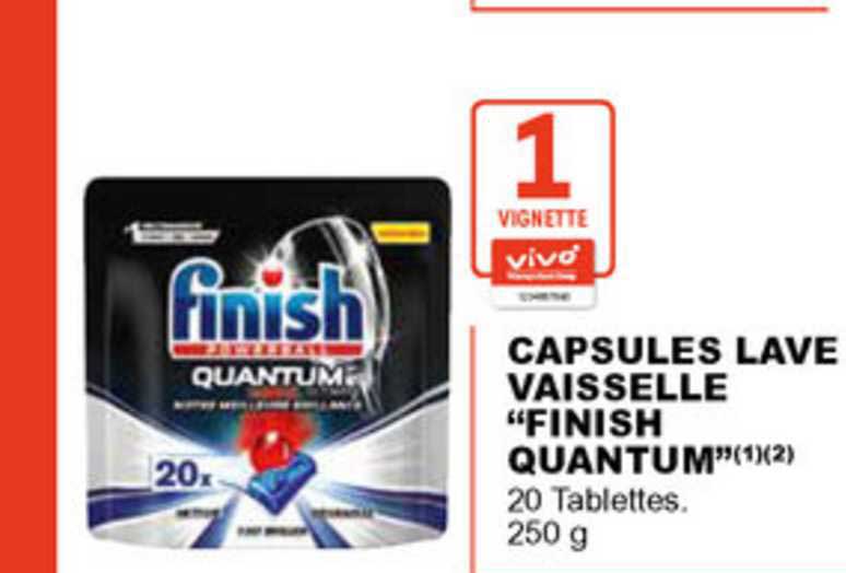 capsules lave vaisselle finish quantum
