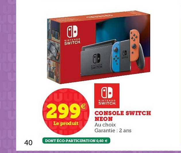 Console Switch Nintendo Neon