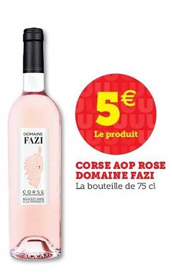 Corse Aop Rose Domaine Fazi