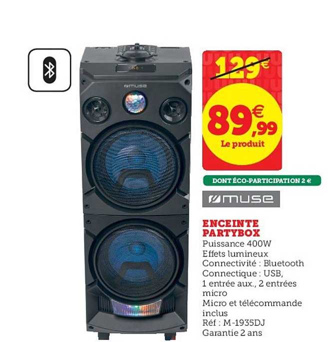 enceinte partybox muse