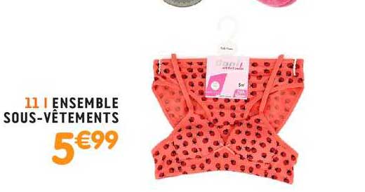 ensemble sous vêtements