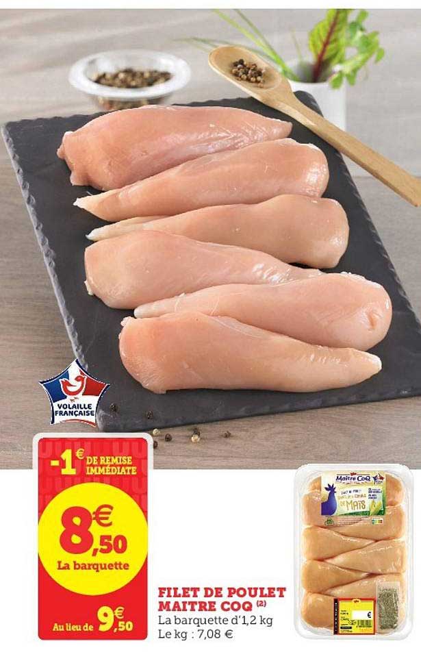 filet de poulet maître coq