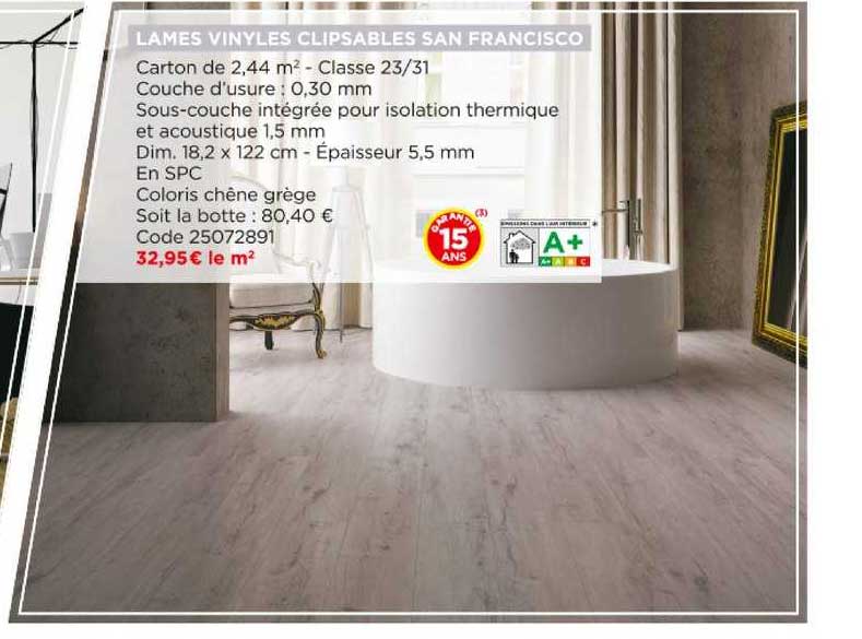 lames vinyles clipsables san francisco