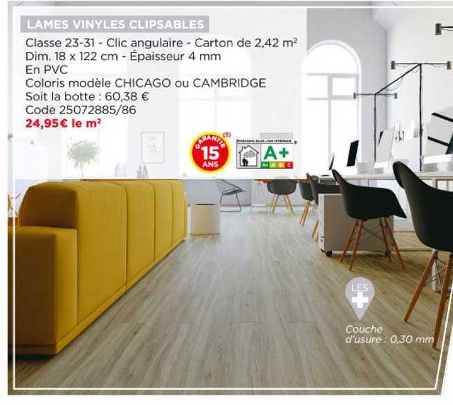 Lames Vinyles Clipsables