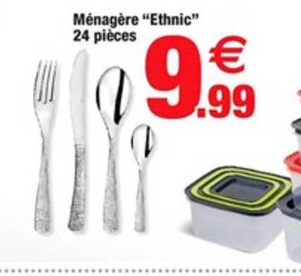 ménagère ethnic 24 pièces