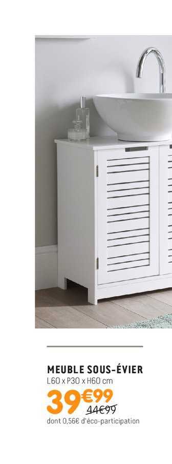 meuble sous évier