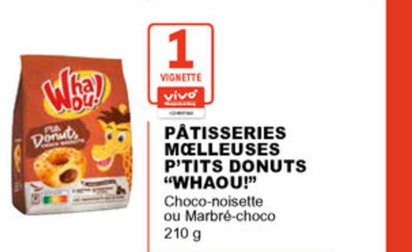 pâtisseries moelleuses p'tits donuts whaou!
