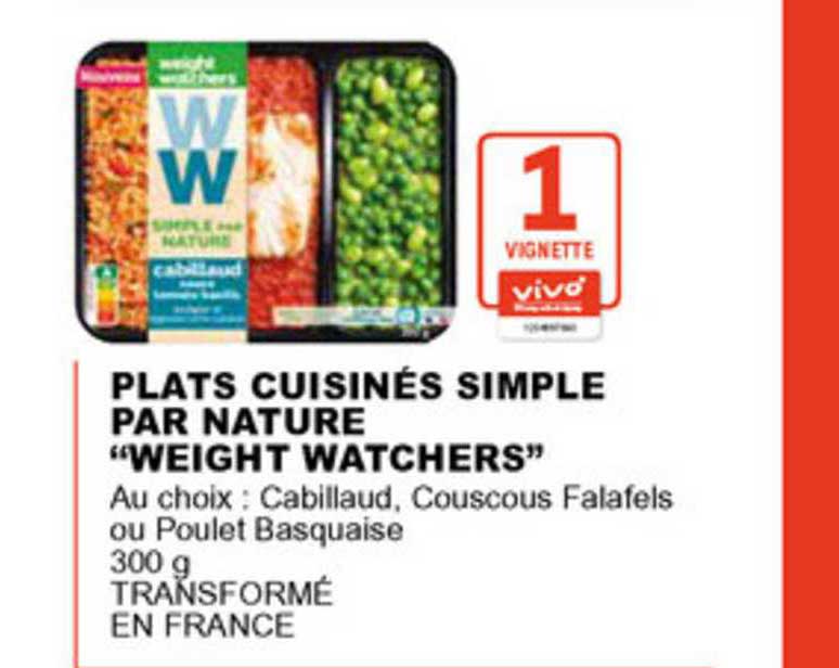 Plats Cuisinés Simple Par Nature Weight Watchers