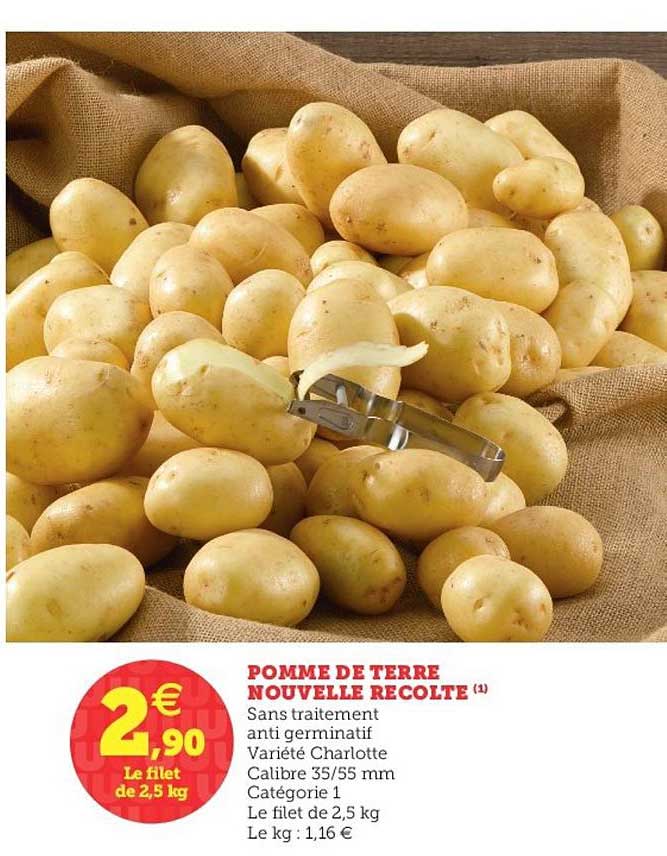 pomme de terre nouvelle recolte