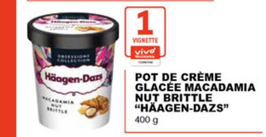 pot de crème glacée macadamia nut brittle häagen dazs