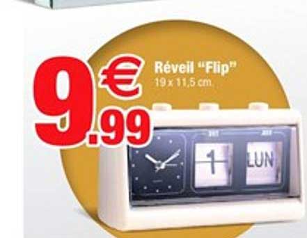 réveil flip
