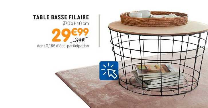 Table Basse Filaire