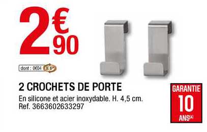 2 Crochets De Porte