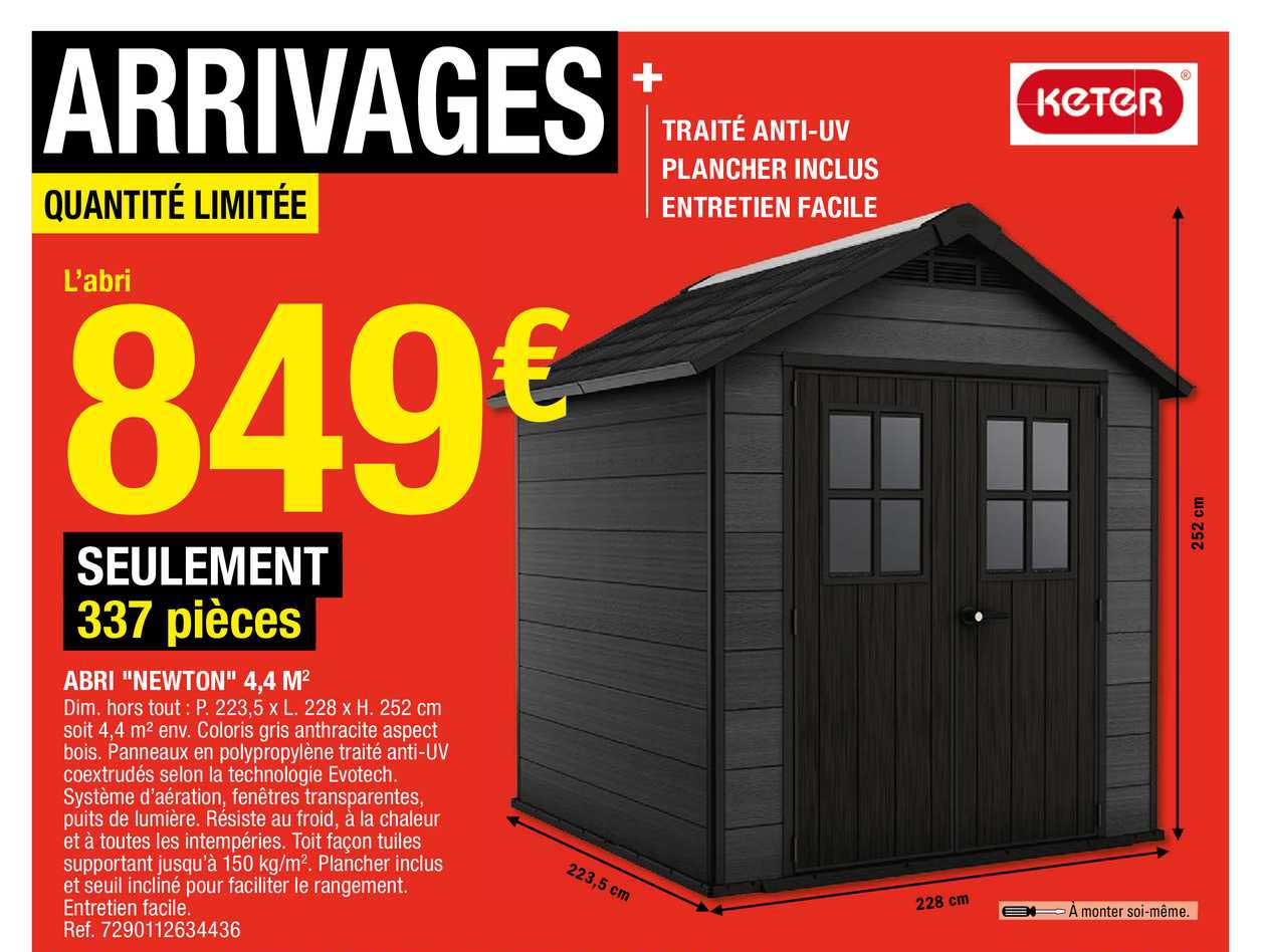 abri "newton" 4.4 m2