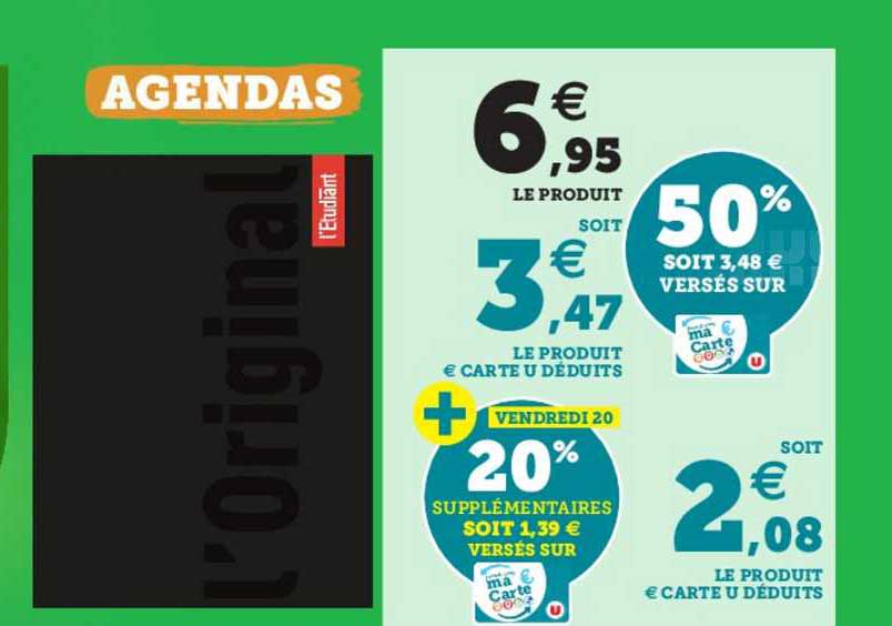 Agendas L'étudiant