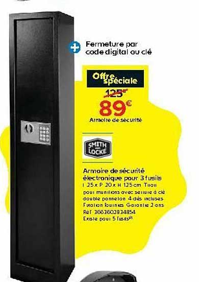 Armoire De Sécurité électronique Pour 3 Fusils