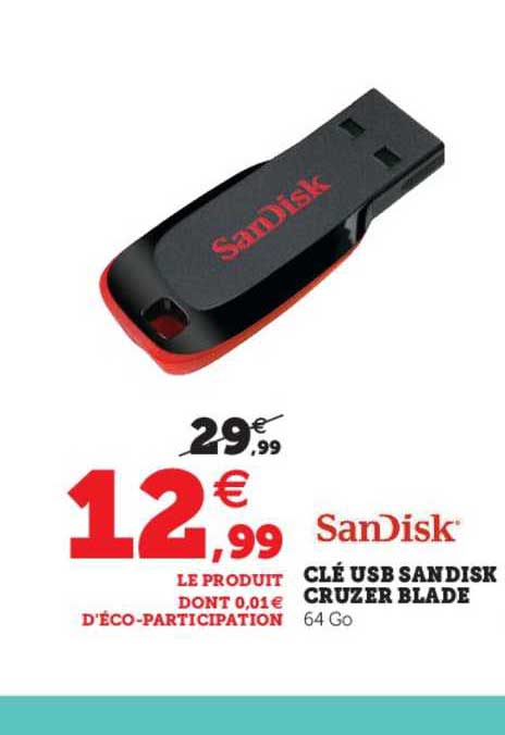 clé usb sandisk cruzer blade