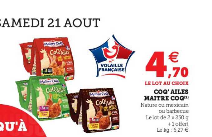 coq'ailes maître coq