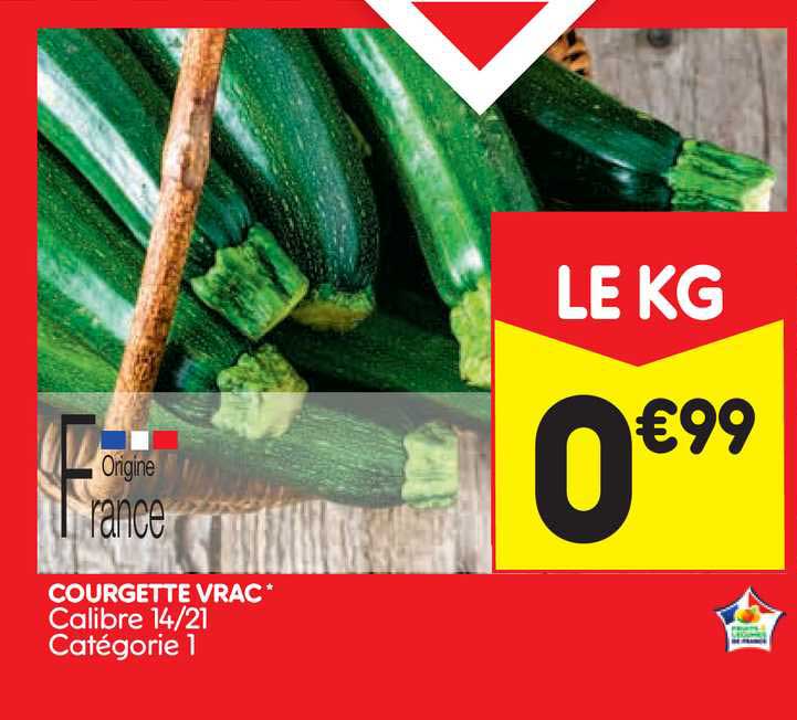 Courgette Vrac