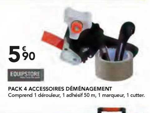 Equipstore Pack 4 Accessoires Déménagement