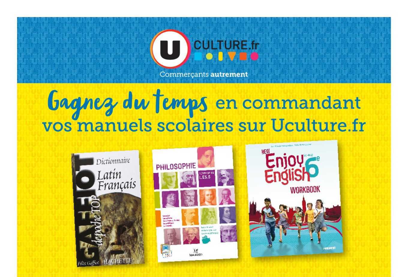 gagnez du temps en commandant vos manuels scolaires sur uculture.fr
