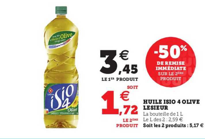 huile isio 4 olive lesieur