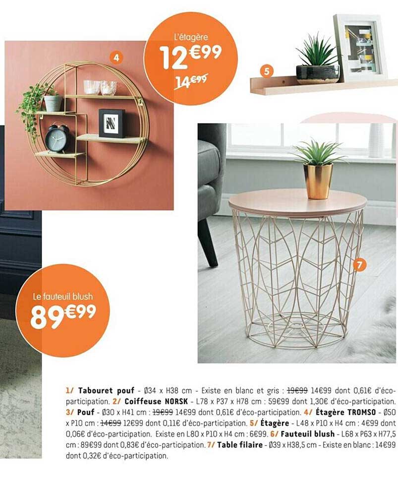 l'étagère le fauteuil blush
