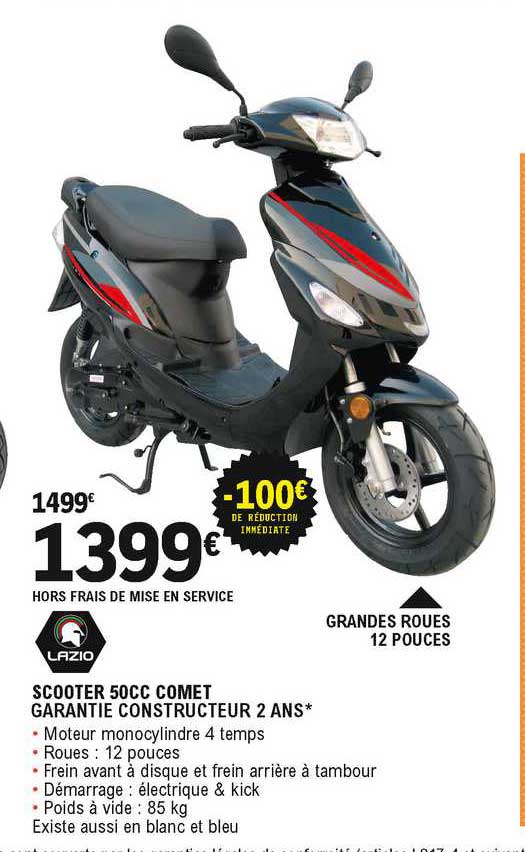 lazio scooter 50 cc comet