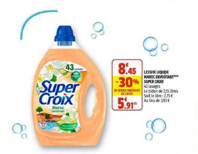 Lessive Liquide Maroc Envoûtant Super Croix