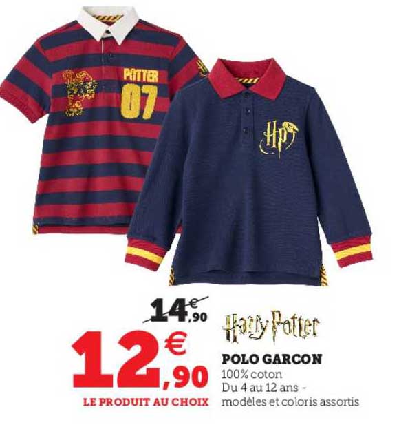 polo garçon harry potter