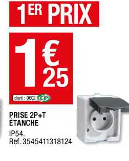 prise 2p+t étanche