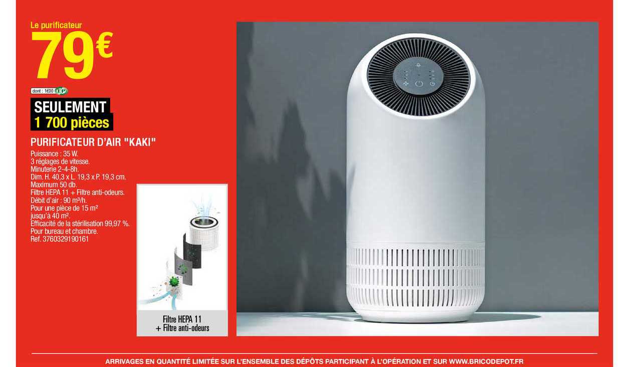 purificateur d'air "kaki"
