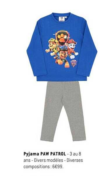 pyjama paw patrol