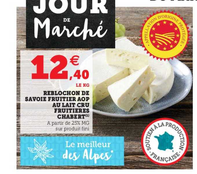 reblochon de savoie fruitier aop au lait cru fruitières chabert