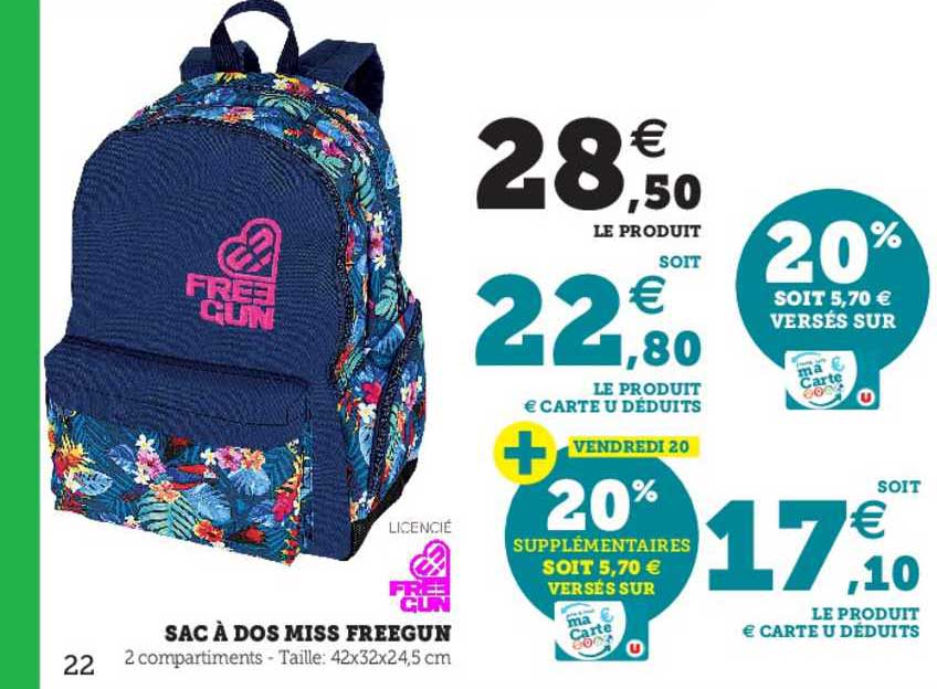 Sac à Dos Miss Freegun