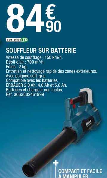 Souffleur Sur Batterie