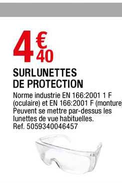surlunettes de protection