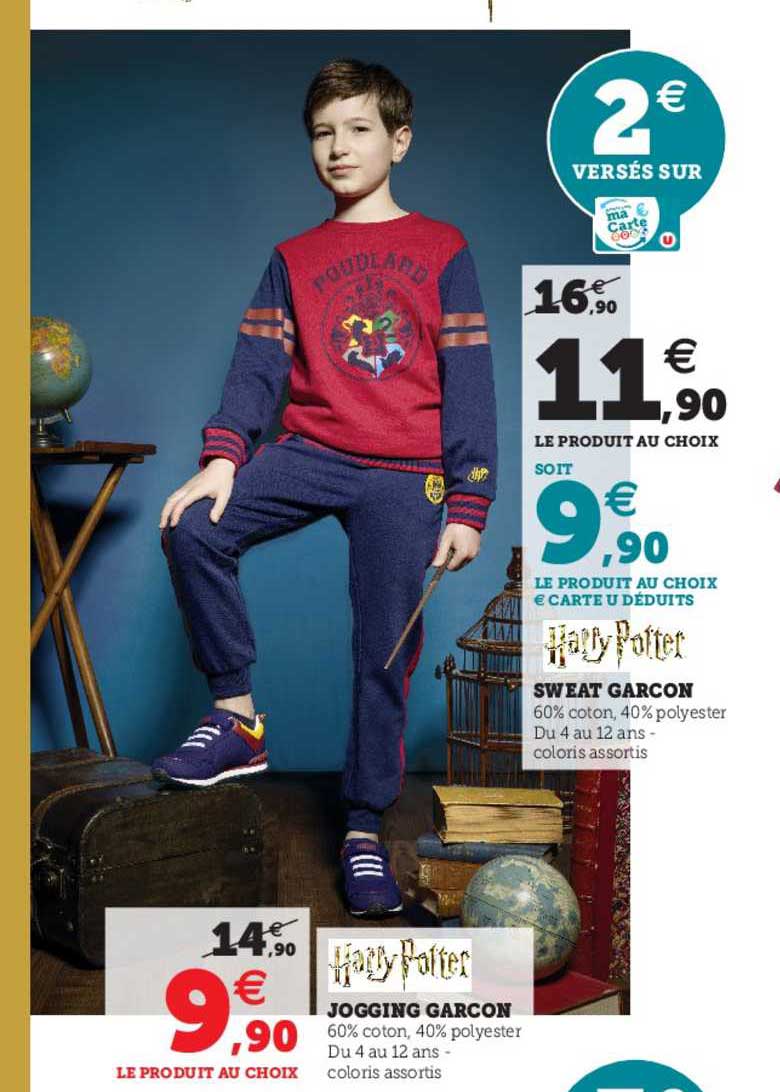 sweat garçon harry potter, jogging  garçon harry potter