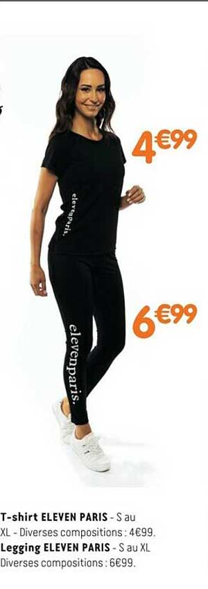 t-shirt eleven paris legging eleven paris