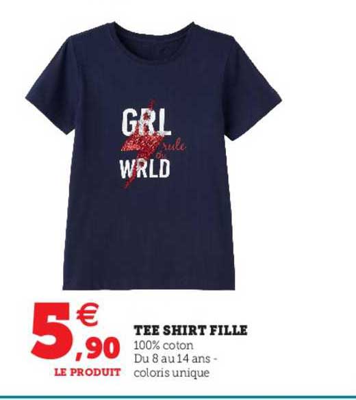 tee-shirt fille