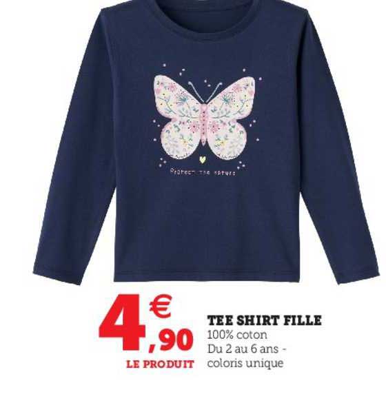 tee-shirt fille