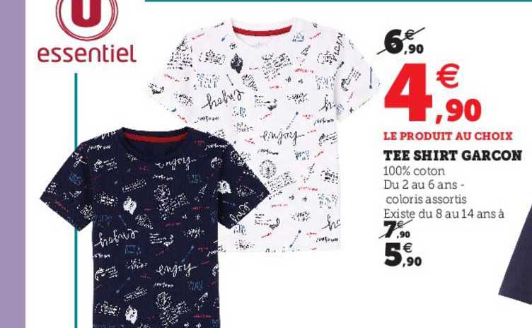 tee-shirt garçon