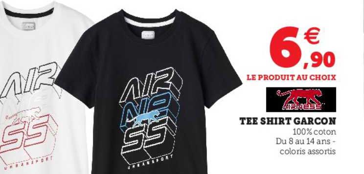 tee-shirt garçon airness