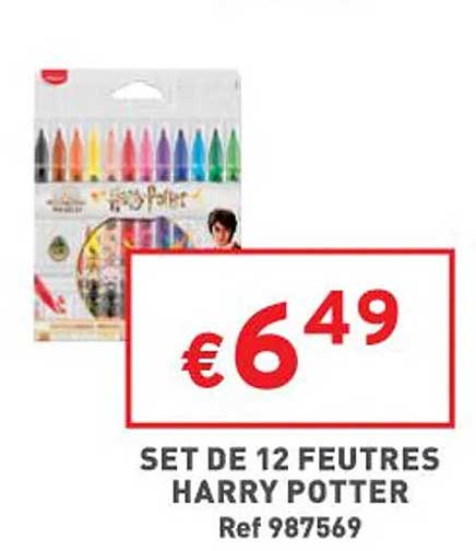 12 feutres harry potter