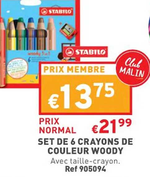 6 rayons de couleur woody