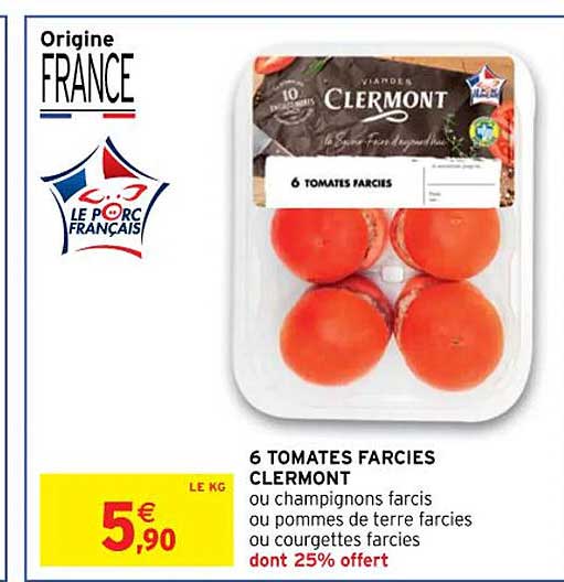 6 Tomates Farcies Clermont