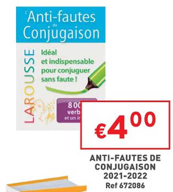 anti-fautes de conjugaison
