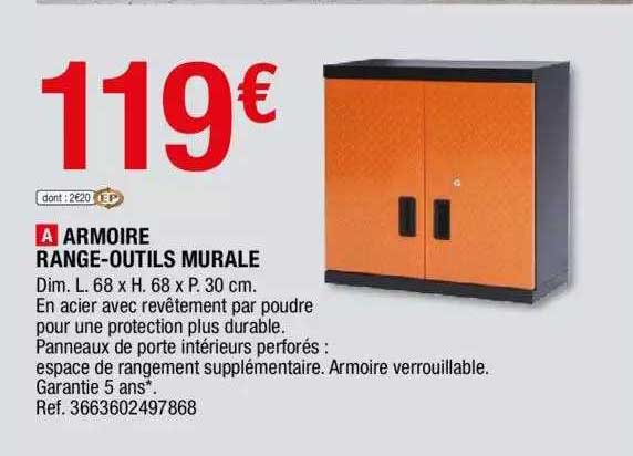 Armoire Range-outils Murale