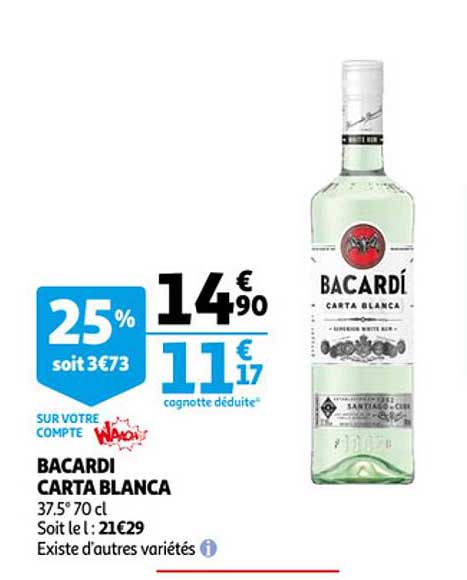bacardi carta blanca